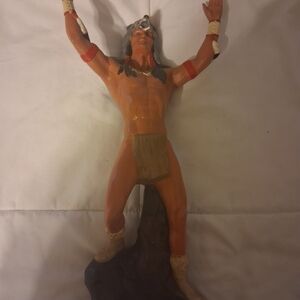 Native American Warrior Figurine